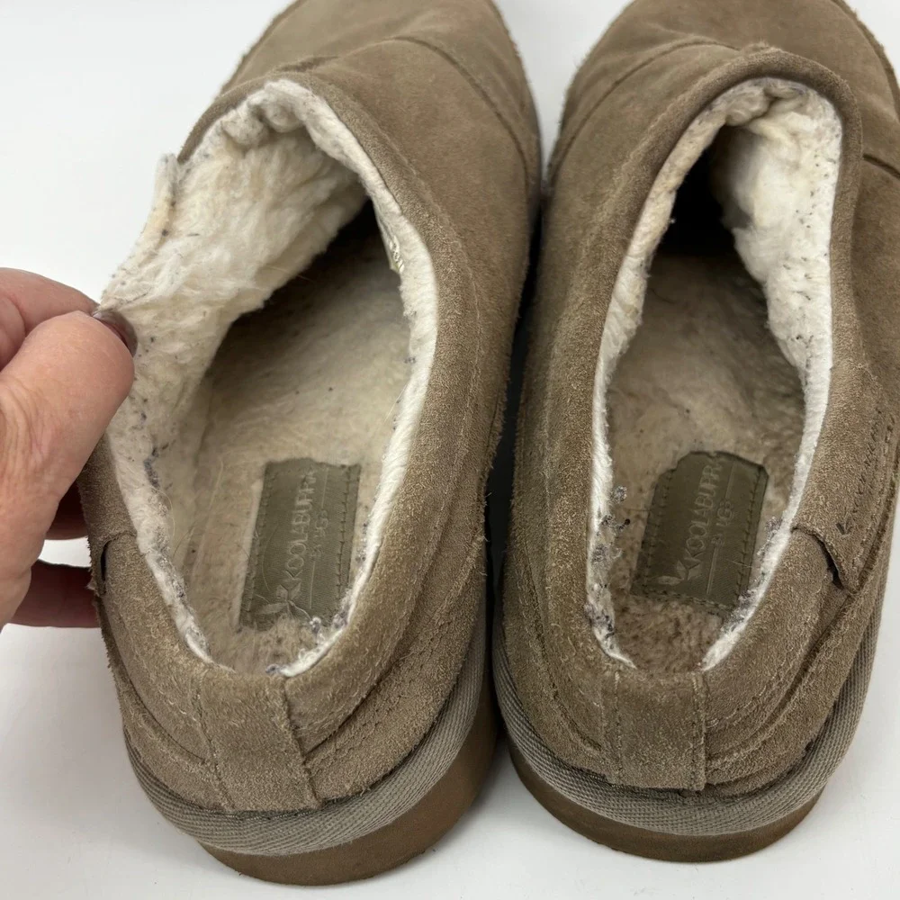 Koolaburra by UGG Men Tipton Suede Slipper Brown 1115871 Size 9